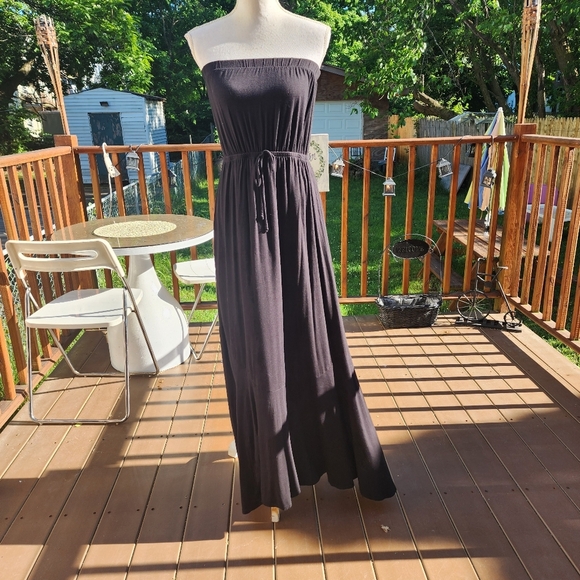 ROLLA COSTER Black Strapples Dress Size L - Picture 4 of 12